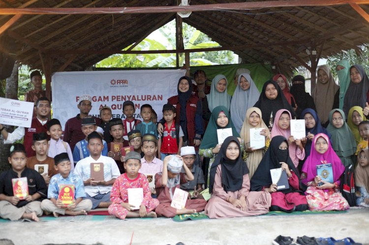 PPPA Daarul Qur’an Medan Salurkan 114 Al-Qur'an Wakaf ke 6 Rumah Tahfidz di Sumatera Utara