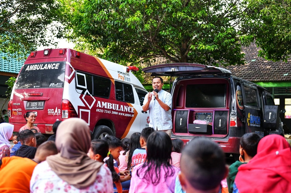 PPPA Daarul Qur'an Hibur Anak-anak di Lereng Gunung Semeru dengan Mobile Qur'anÂ 