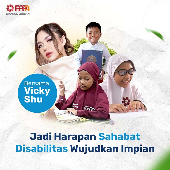 Bersama Vicky Shu, Jadi Harapan Sahabat Disabilitas Wujudkan Impian