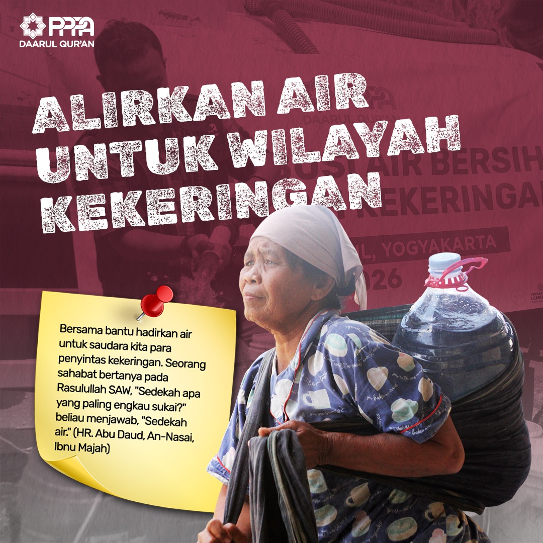Alirkan Air untuk Wilayah Kekeringan
